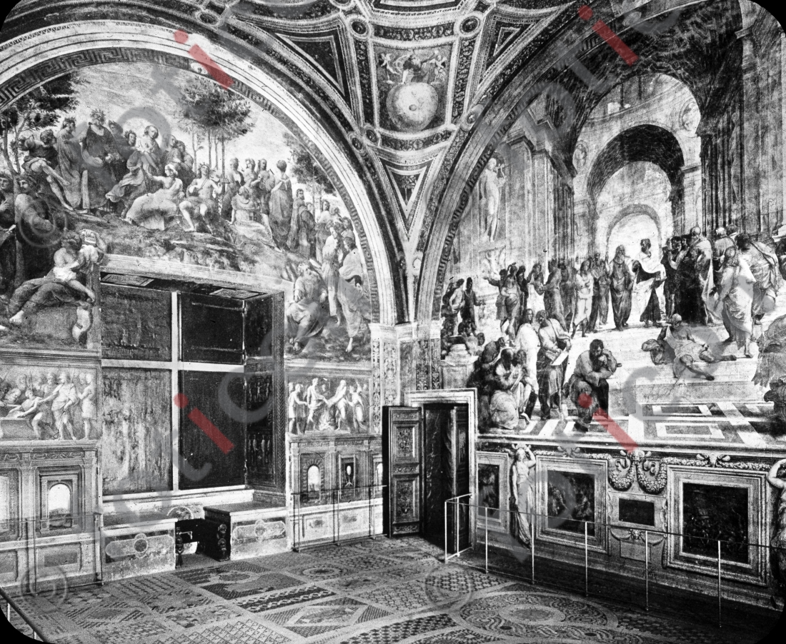 Stanzen des Raffael  | Raphael Rooms - Foto foticon-simon-147-021-sw.jpg | foticon.de - Bilddatenbank für Motive aus Geschichte und Kultur